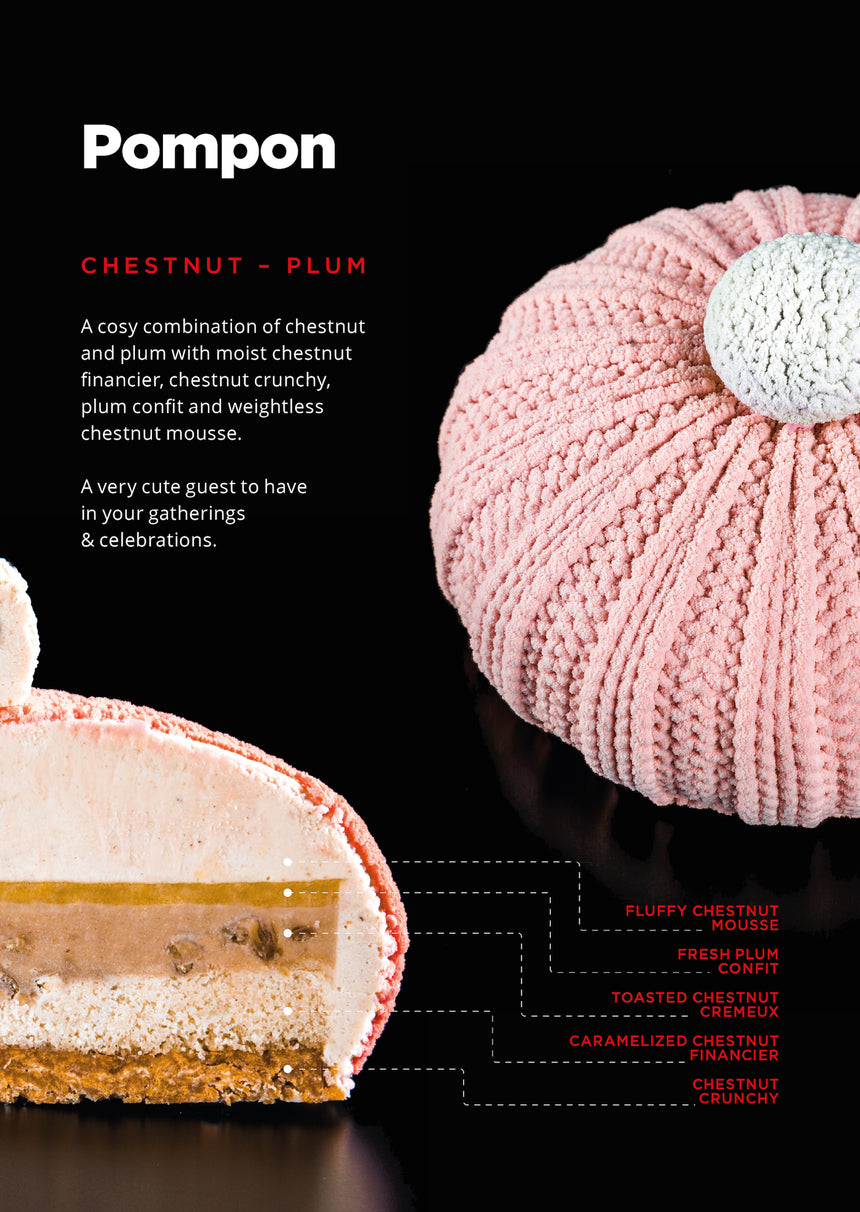 Pompon - Chestnut